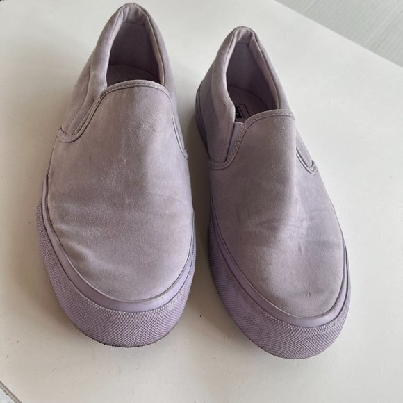 ASOS PURPLE‎ SLIP ON SNEAKERS SHOES Mens SIZE 8.5 UK 10.5 US - Picture 2 of 6